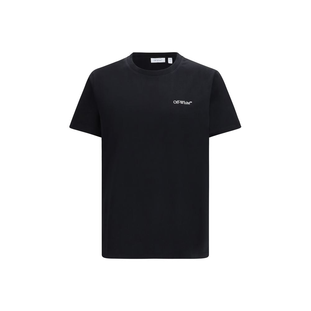 Off-White Black Cotton T-Shirt | Regal Royce