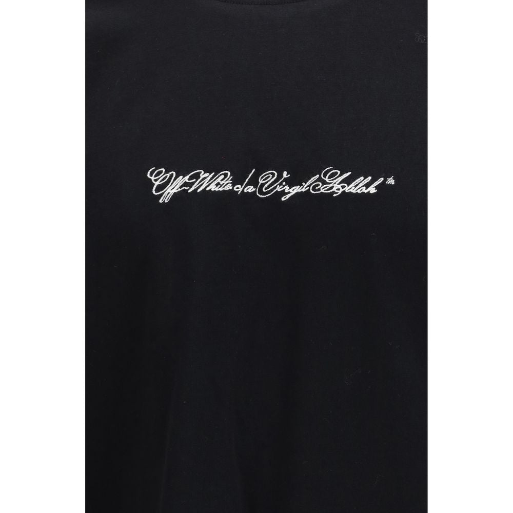 Off-White Black Cotton T-Shirt | Regal Royce
