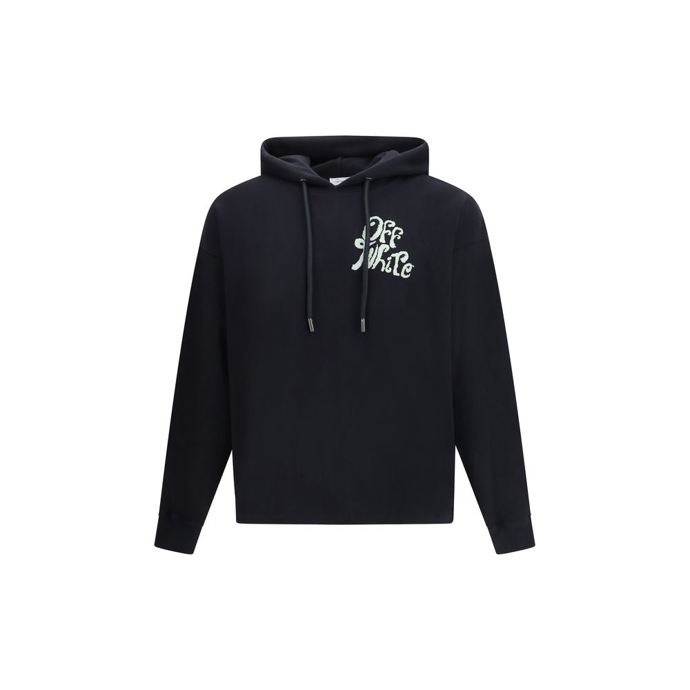 Off-White Black Cotton Sweatshirt | Regal Royce