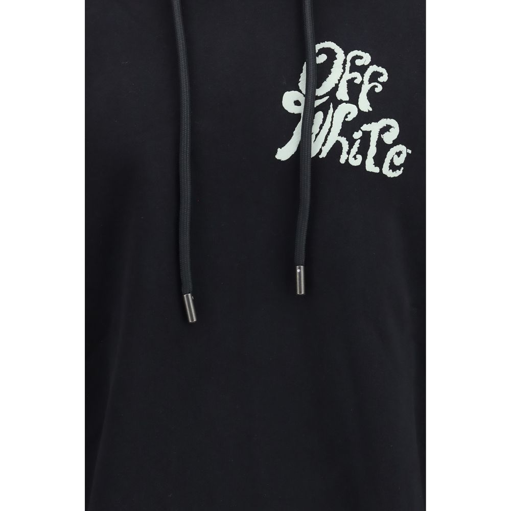 Off-White Black Cotton Sweatshirt | Regal Royce