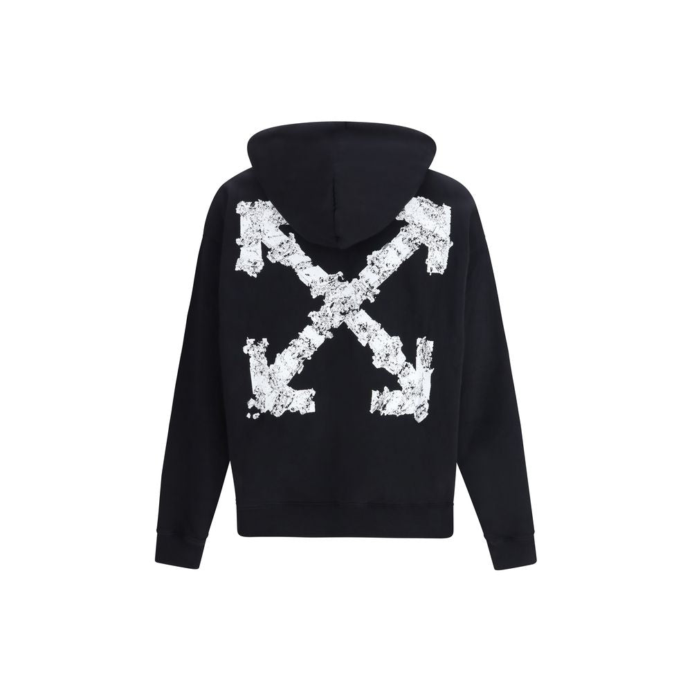 Off-White Black Cotton Sweatshirt | Regal Royce