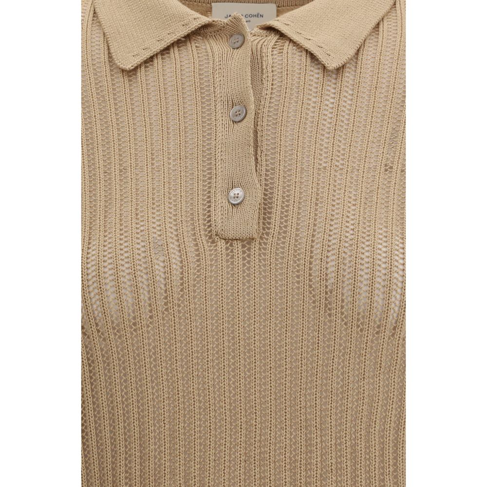 Jacob Cohen Beige Cotton Polo Shirt | Regal Royce