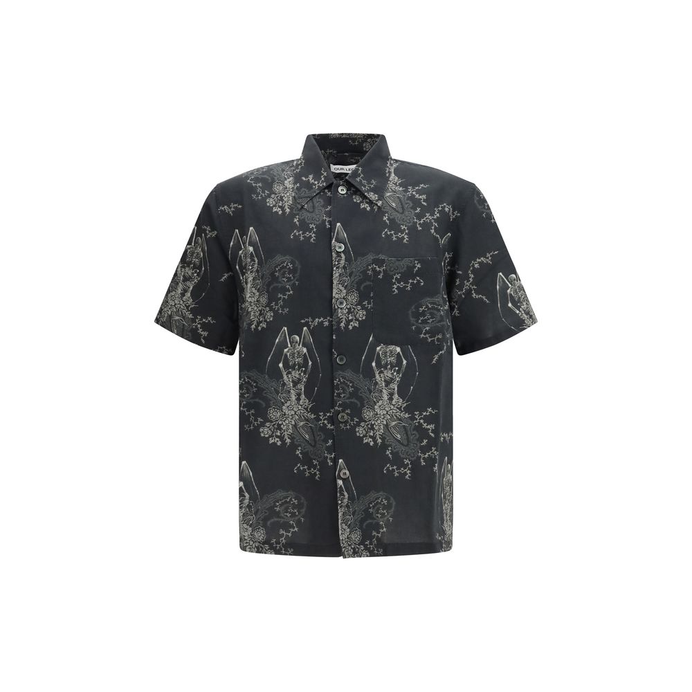 Our Legacy Gray Cotton Pattern Shirt | Regal Royce