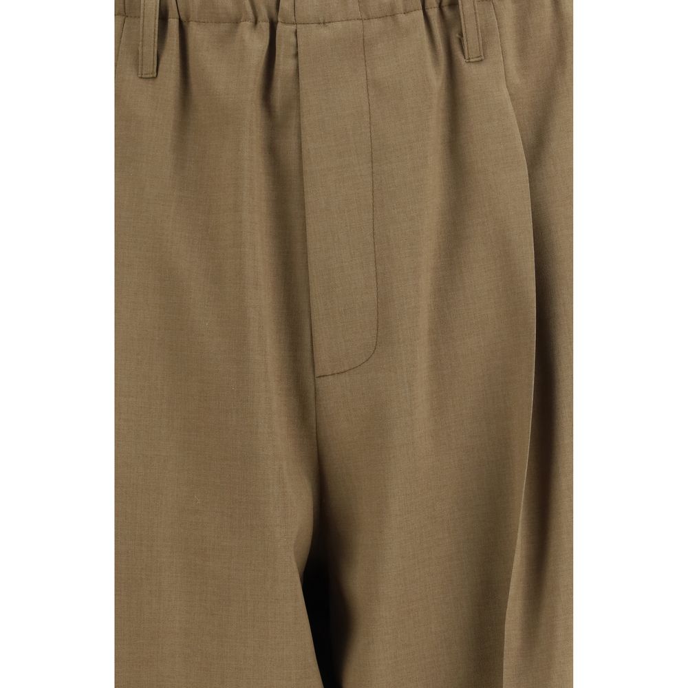 Magliano Beige Polyester Casual Pants | Regal Royce