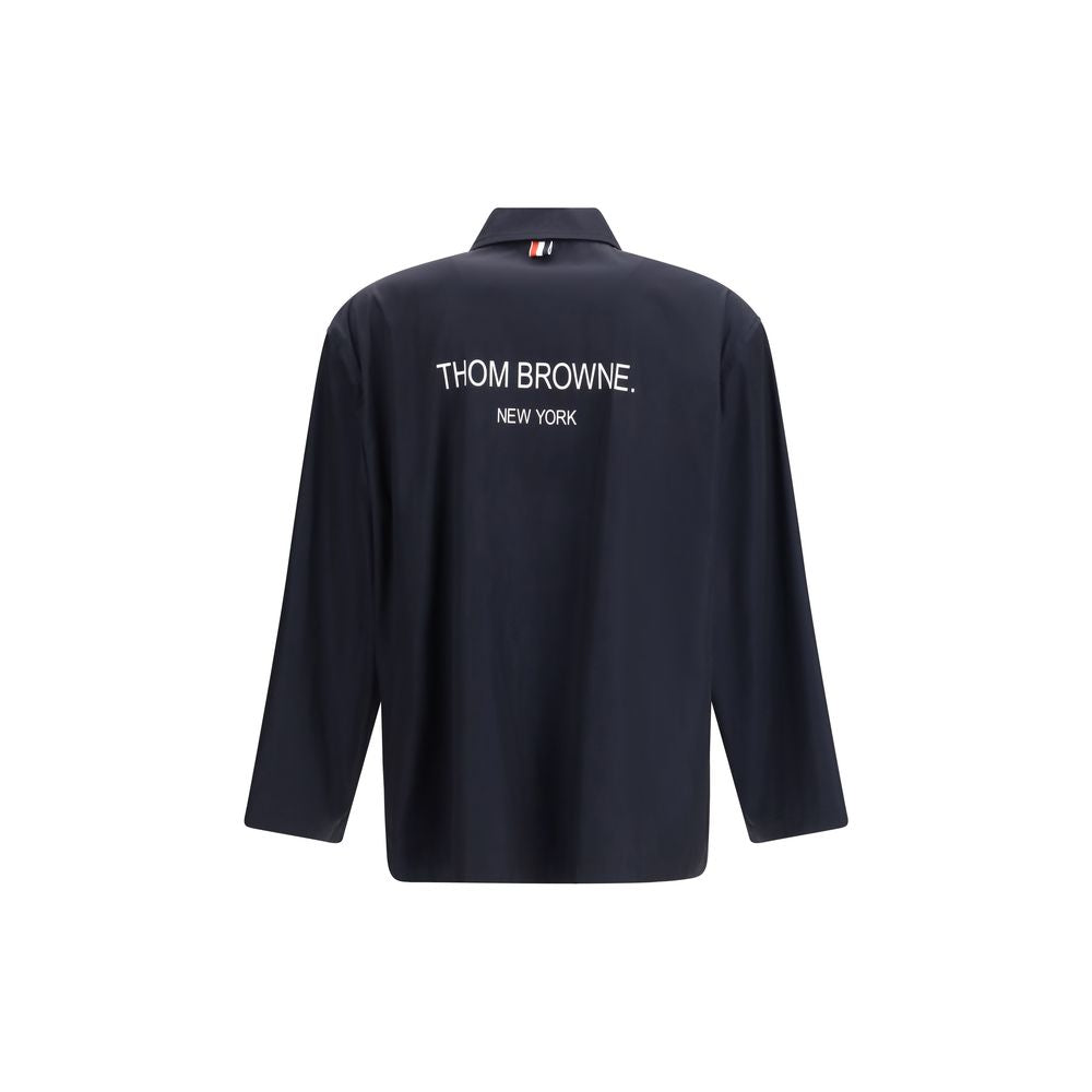 Thom Browne Blue Polyester Coat | Regal Royce