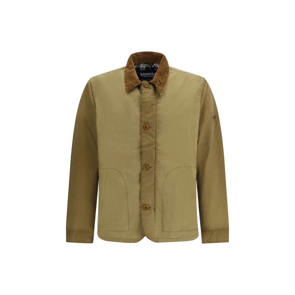 Barbour International Beige Cotton Coat | Regal Royce