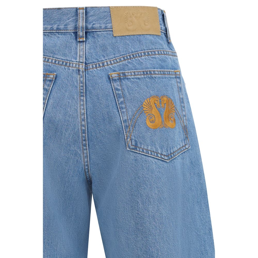 Blazé Milano Blue Cotton Jeans Denim | Regal Royce