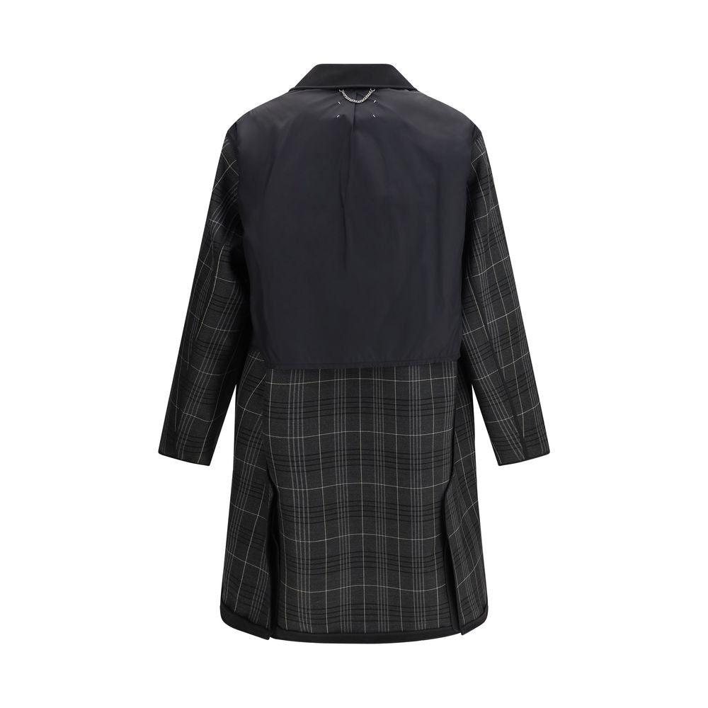 Maison Margiela Black Polyester Coat | Regal Royce