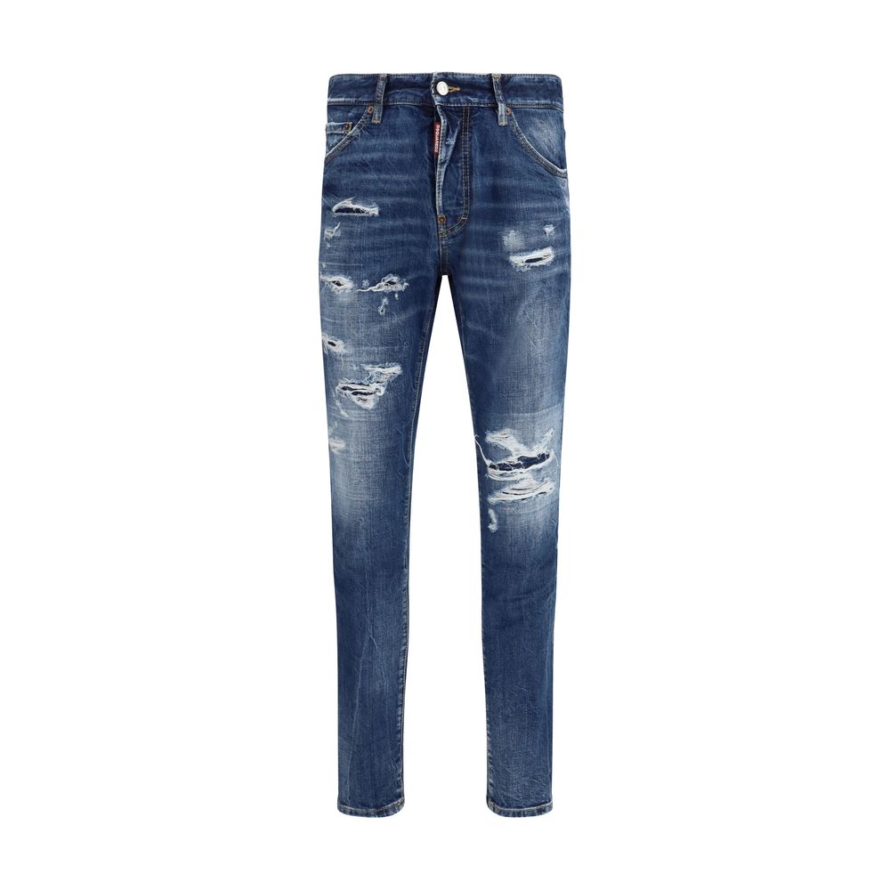 Dsquared² Blue Cotton Slim Fit Jeans | Regal Royce