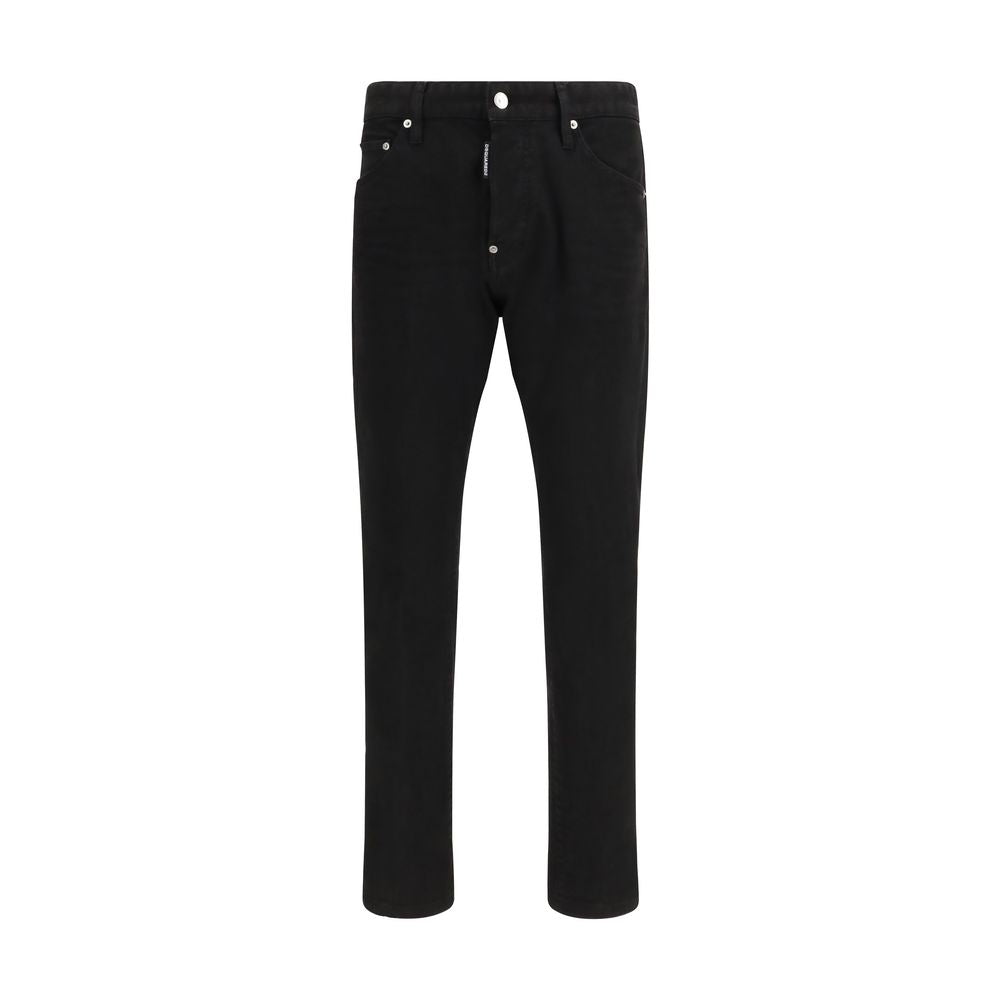 Dsquared² Black Cotton Slim Fit Jeans | Regal Royce