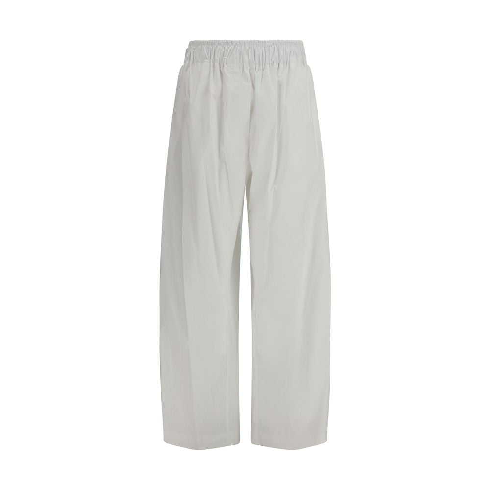 The Latest White Lyocell Casual Pants | Regal Royce