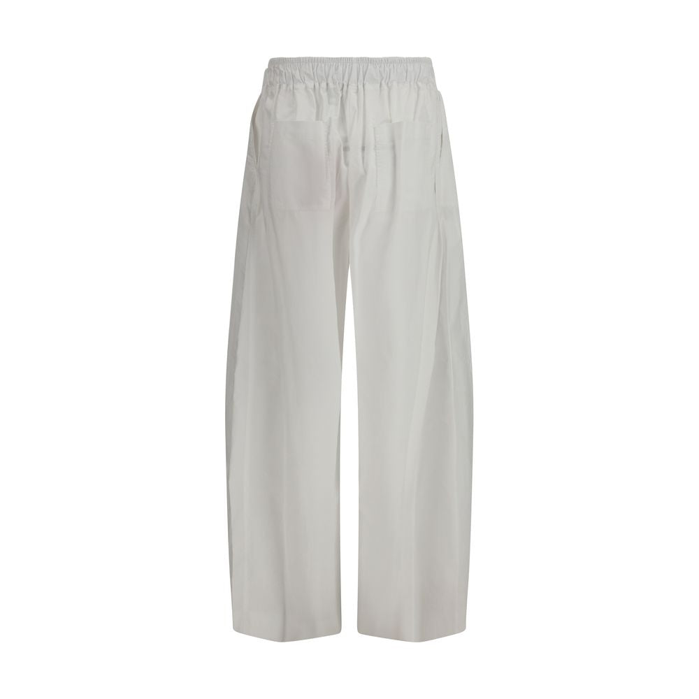 The Latest White Lyocell Casual Pants | Regal Royce