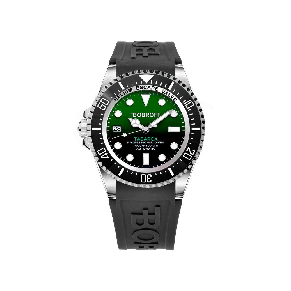 Bobroff Black Rubber Sport Watch | Regal Royce
