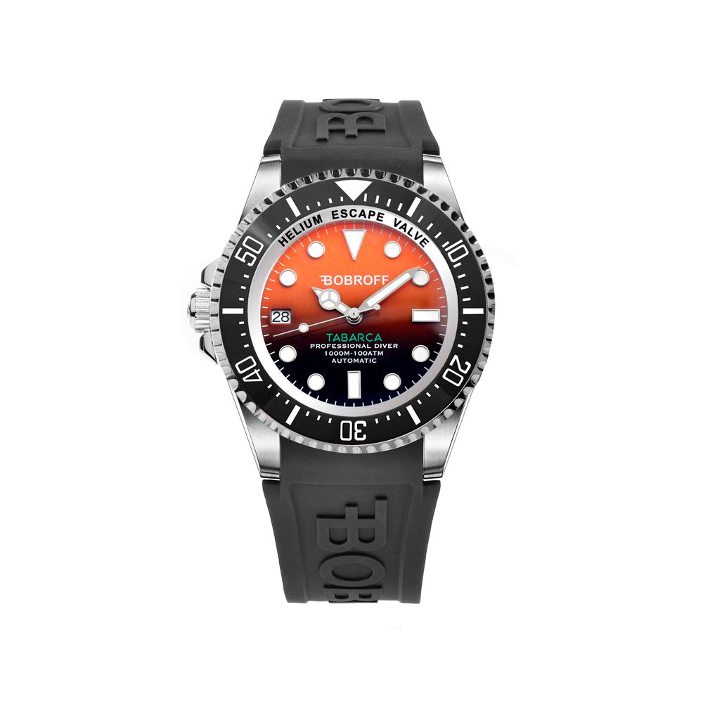 Bobroff Black Rubber Sport Watch | Regal Royce