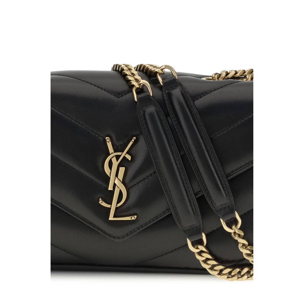 Saint Laurent Black Lamb Ovis Aries Aries Shoulder Bag | Regal Royce