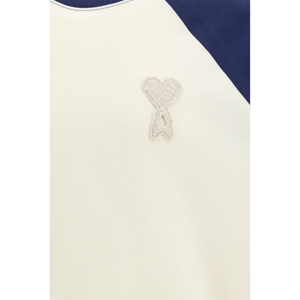 Ami Paris White Cotton Sweatshirt | Regal Royce