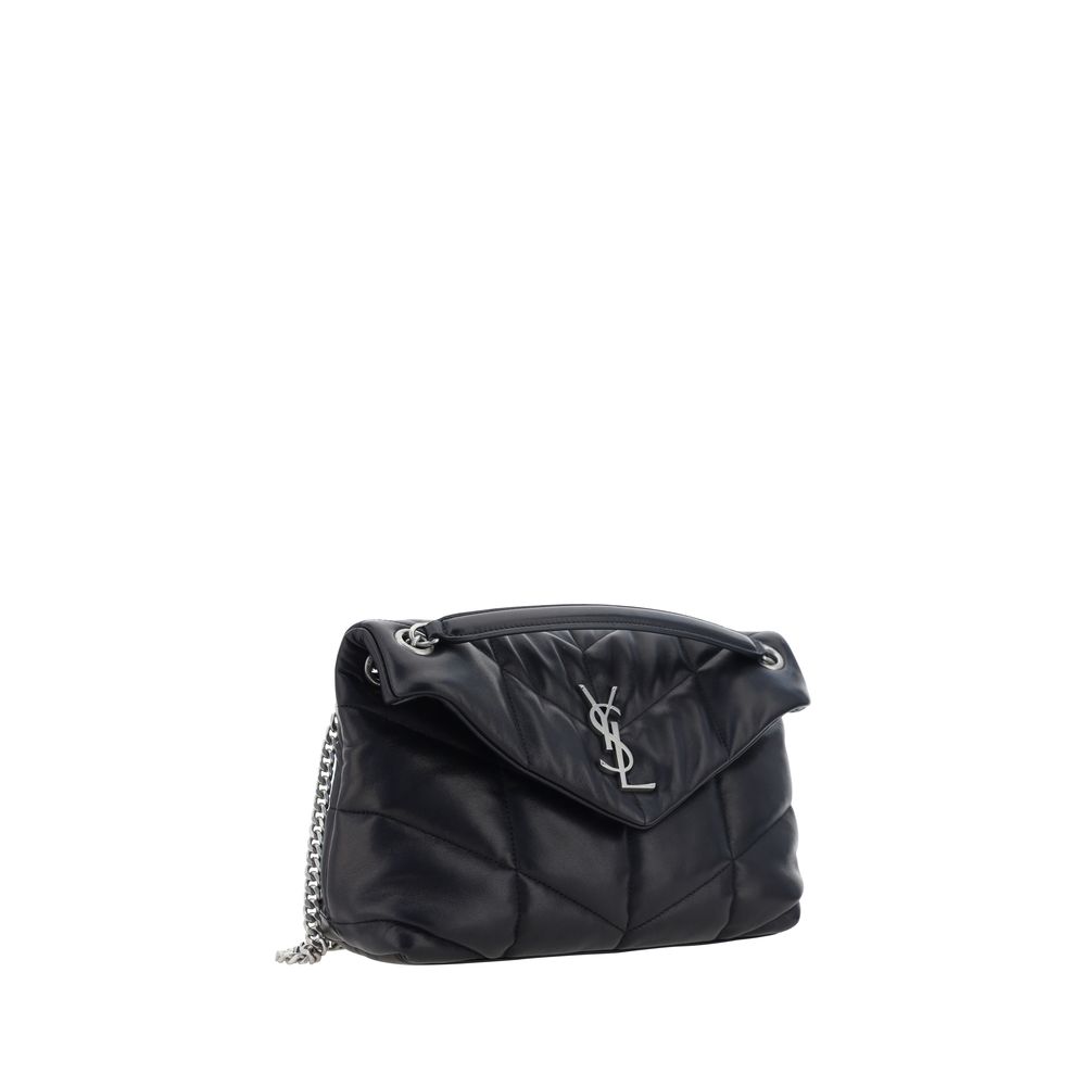 Saint Laurent Black Lamb Ovis Aries Aries Shoulder Bag | Regal Royce