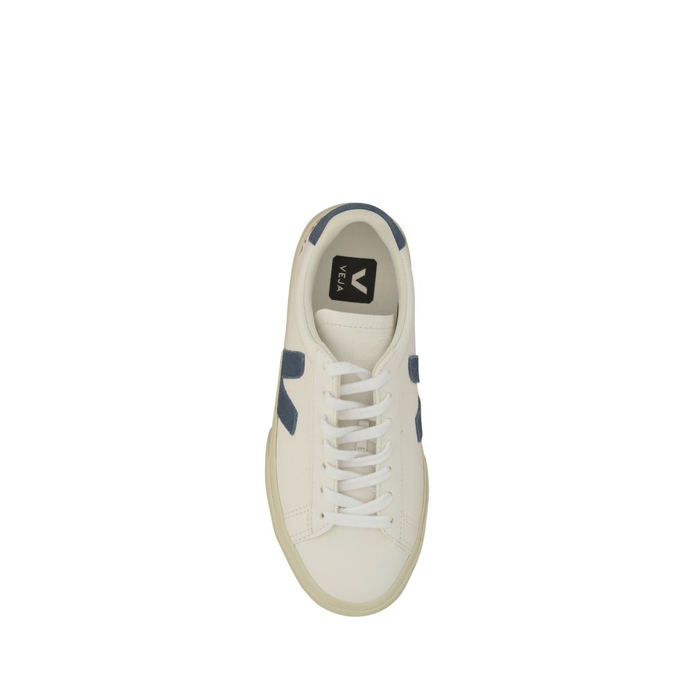Veja White Calf Leather Bos Taurus Low Top Sneakers | Regal Royce