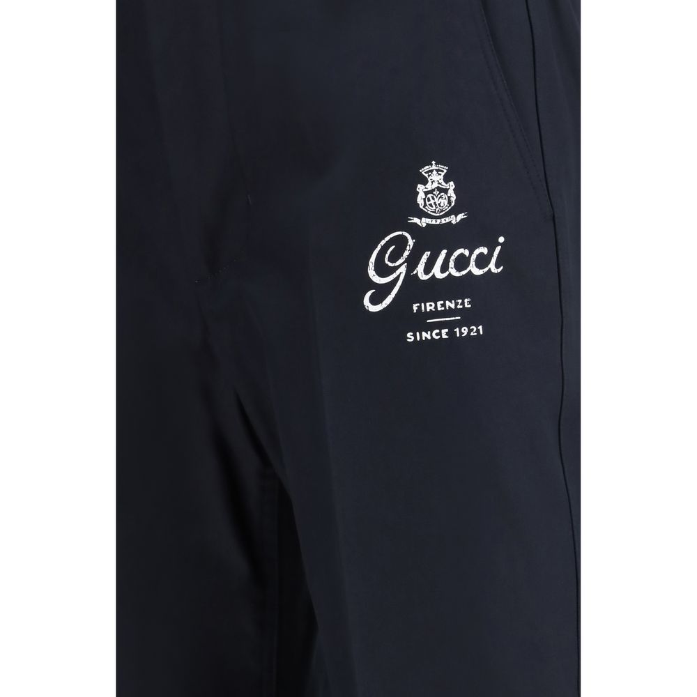 Gucci Blue Cotton Casual Pants | Regal Royce