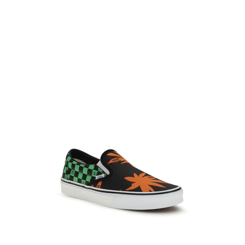Valentino Garavani Multicolor Cotton Low Top Sneakers | Regal Royce