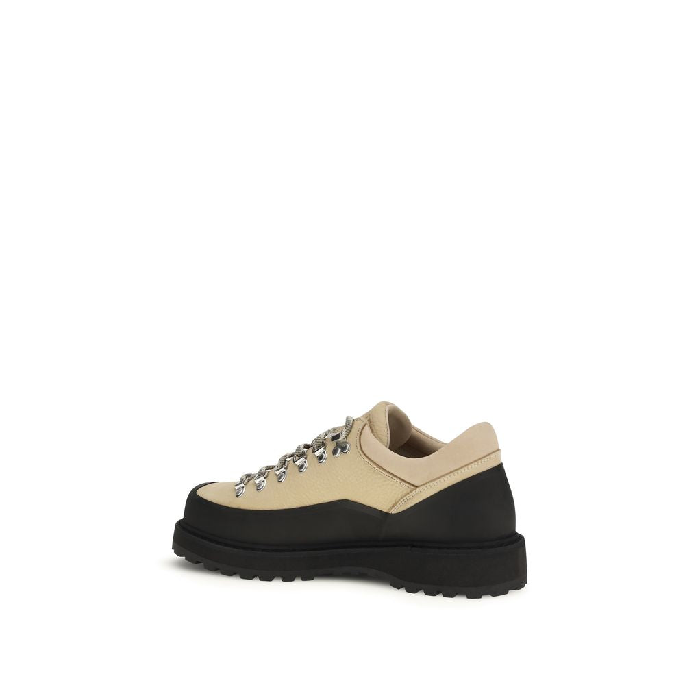 Diemme Beige Calf Leather Bos Taurus Lace-Up Boots | Regal Royce