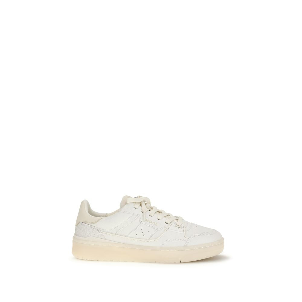 Axel Arigato White Calf Leather Bos Taurus Low Top Sneakers | Regal Royce