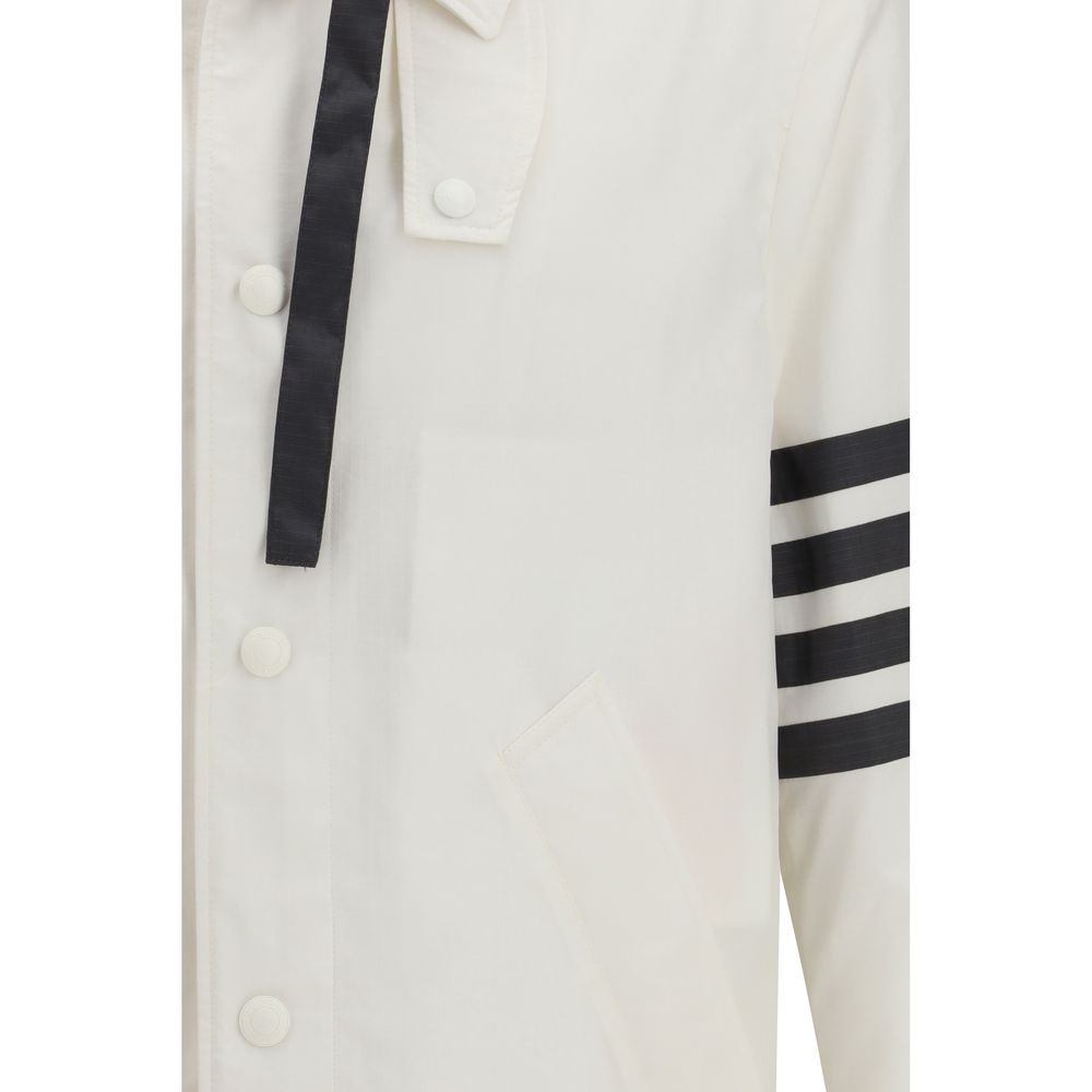 Thom Browne White Polyamide Sweatshirt | Regal Royce