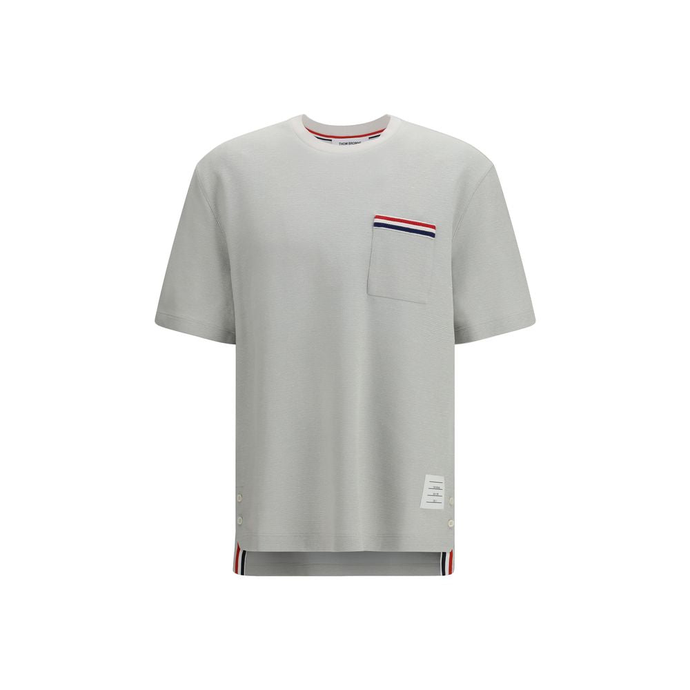 Thom Browne Gray Cotton T-Shirt | Regal Royce