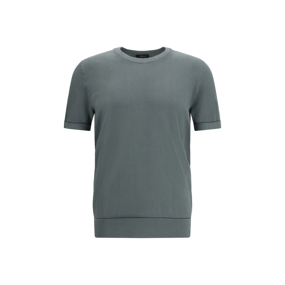 Brioni Bicolor Cotton T-Shirt | Regal Royce