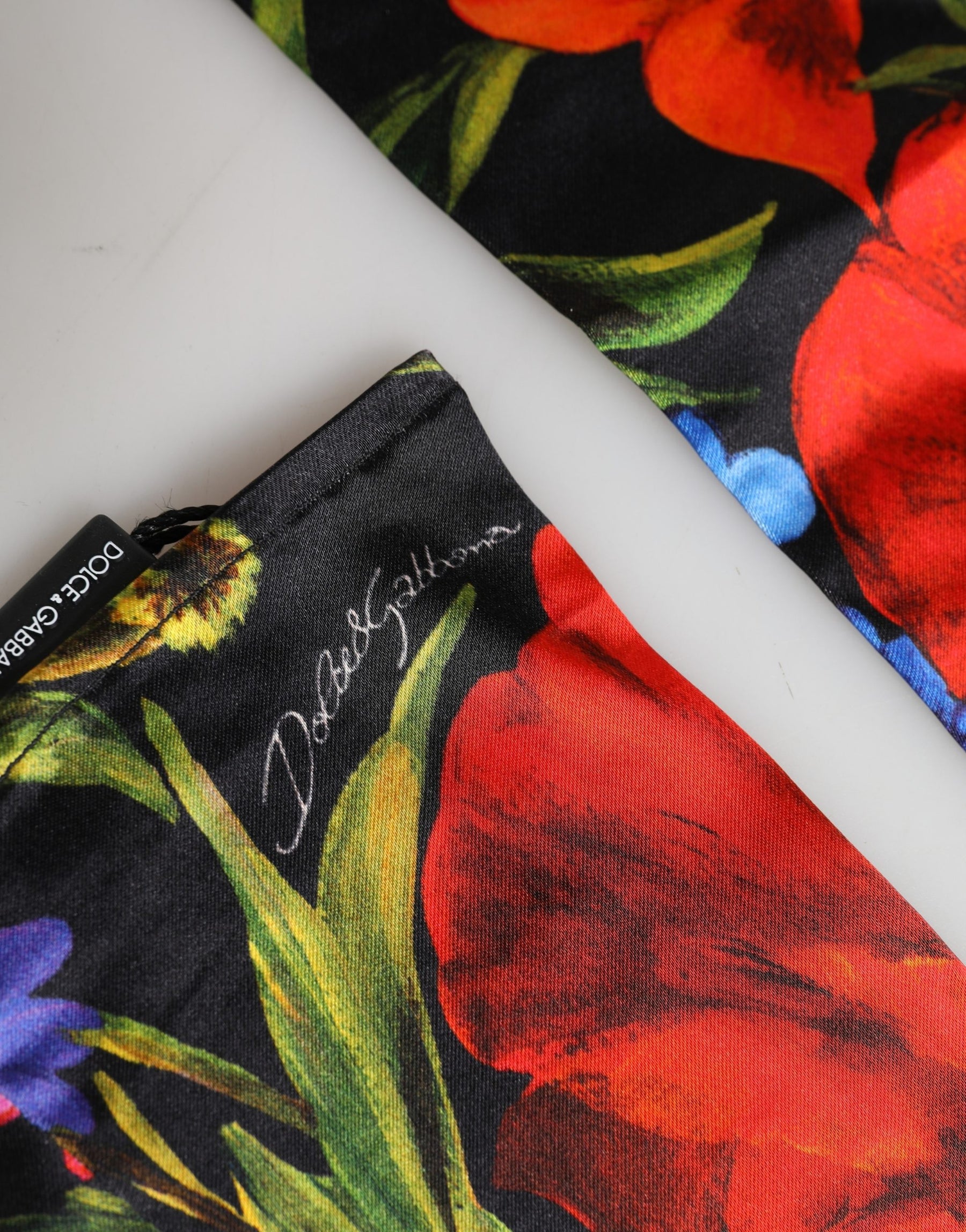 Dolce & Gabbana Multicolor Floral Print Elbow Length Women Gloves | Regal Royce