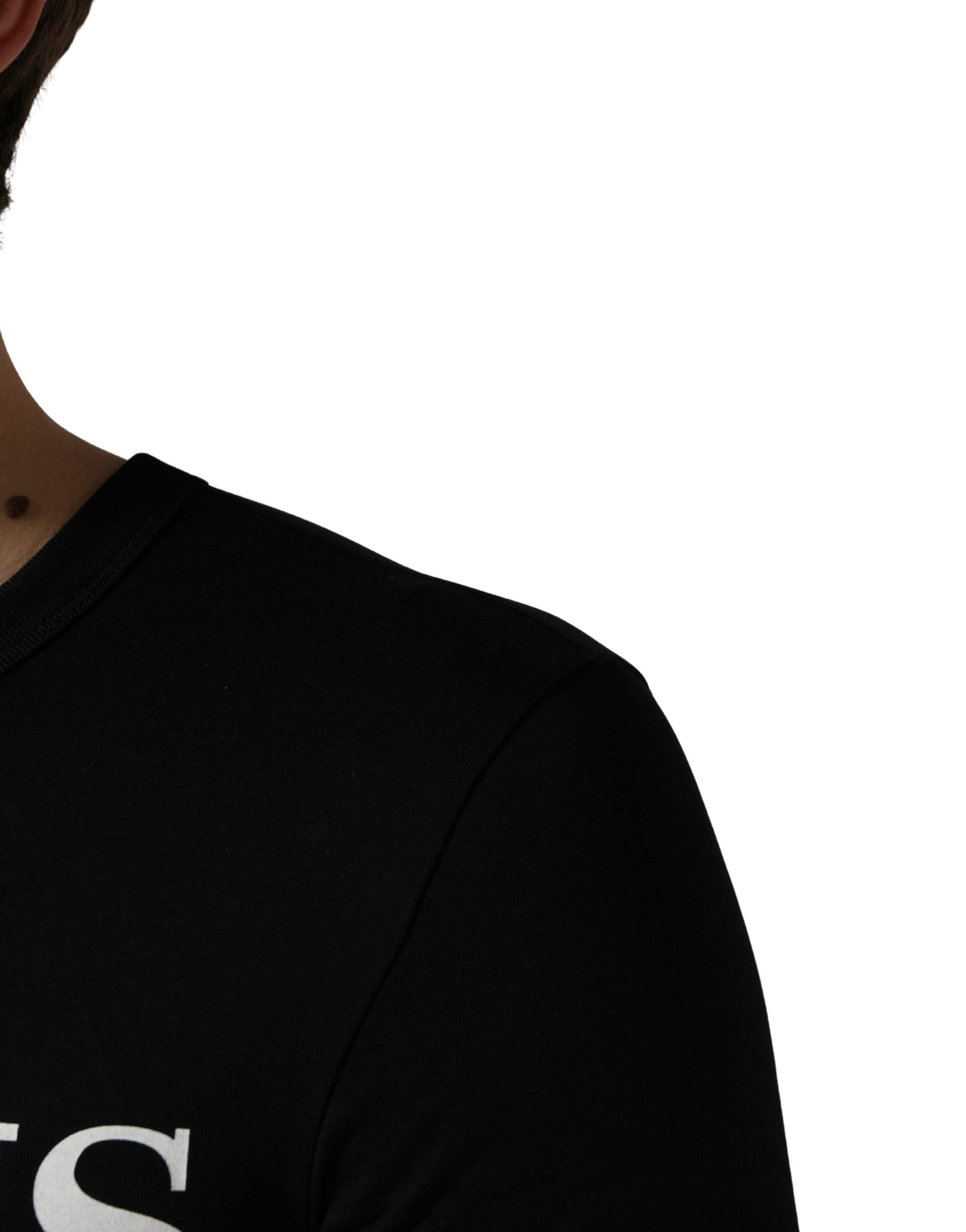 Dolce & Gabbana Black Italians Do It Better Camo Pocket Men T-shirt | Regal Royce