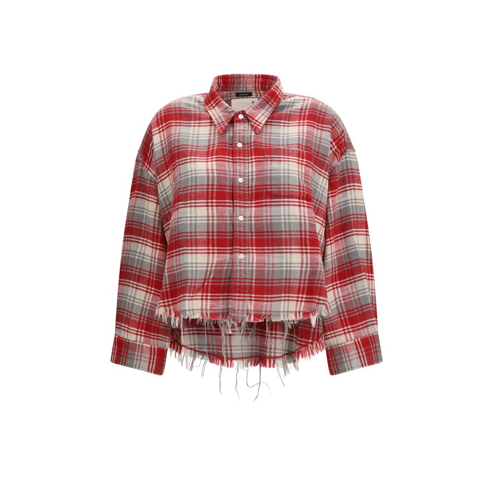 R13 Multicolor Cotton Pattern Shirt | Regal Royce