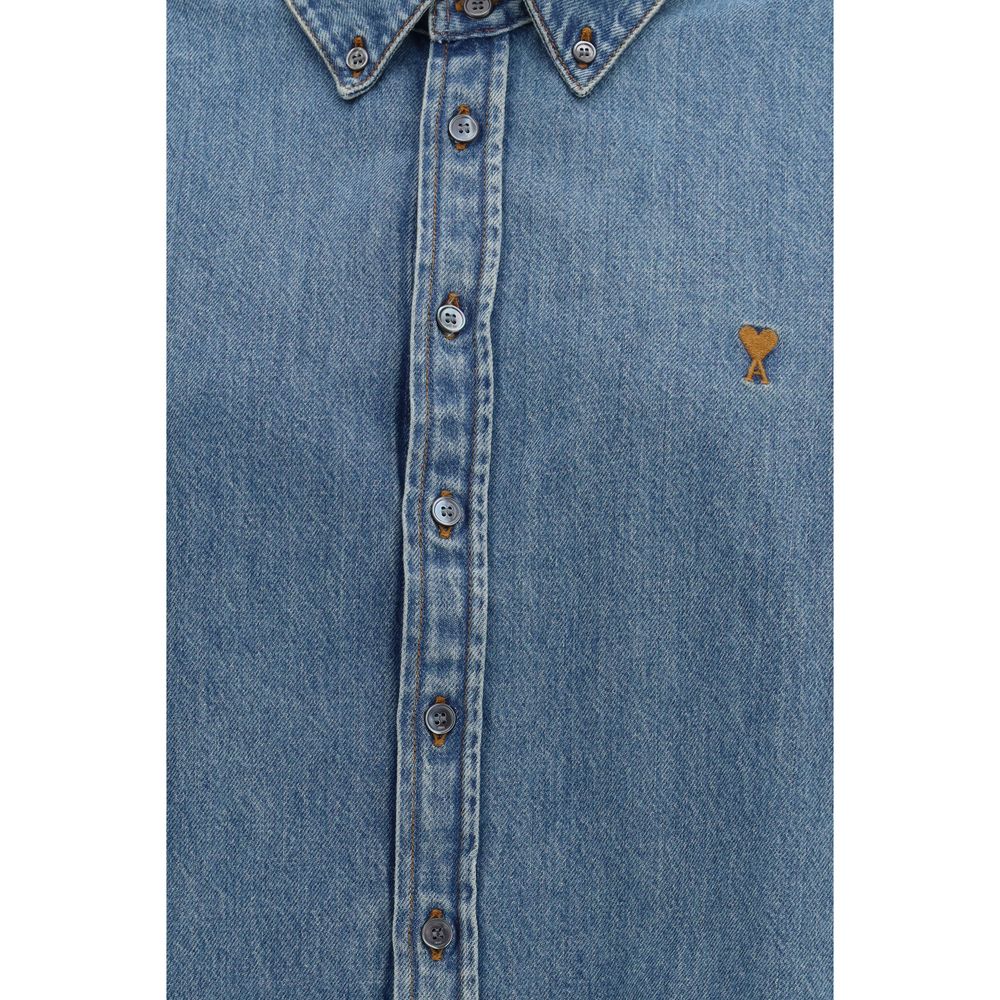 Ami Paris Blue Denim Shirt | Regal Royce