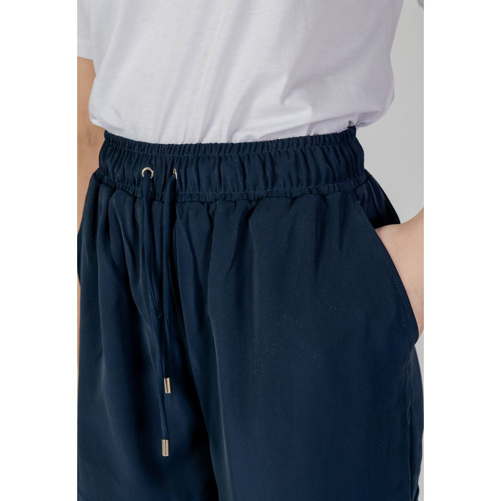 Liu Jo Blue Polyester Cargo Pants | Regal Royce