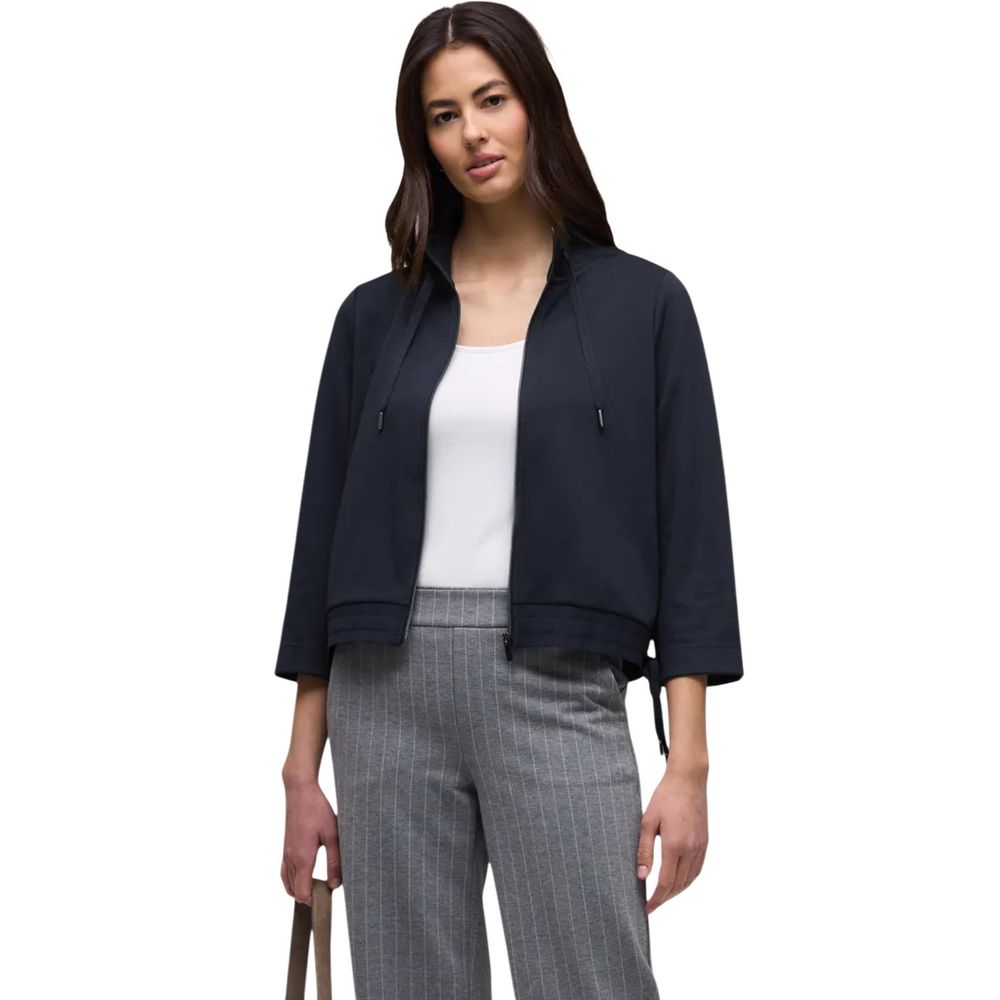 Street One Blue Polyester Sweatshirt | Regal Royce