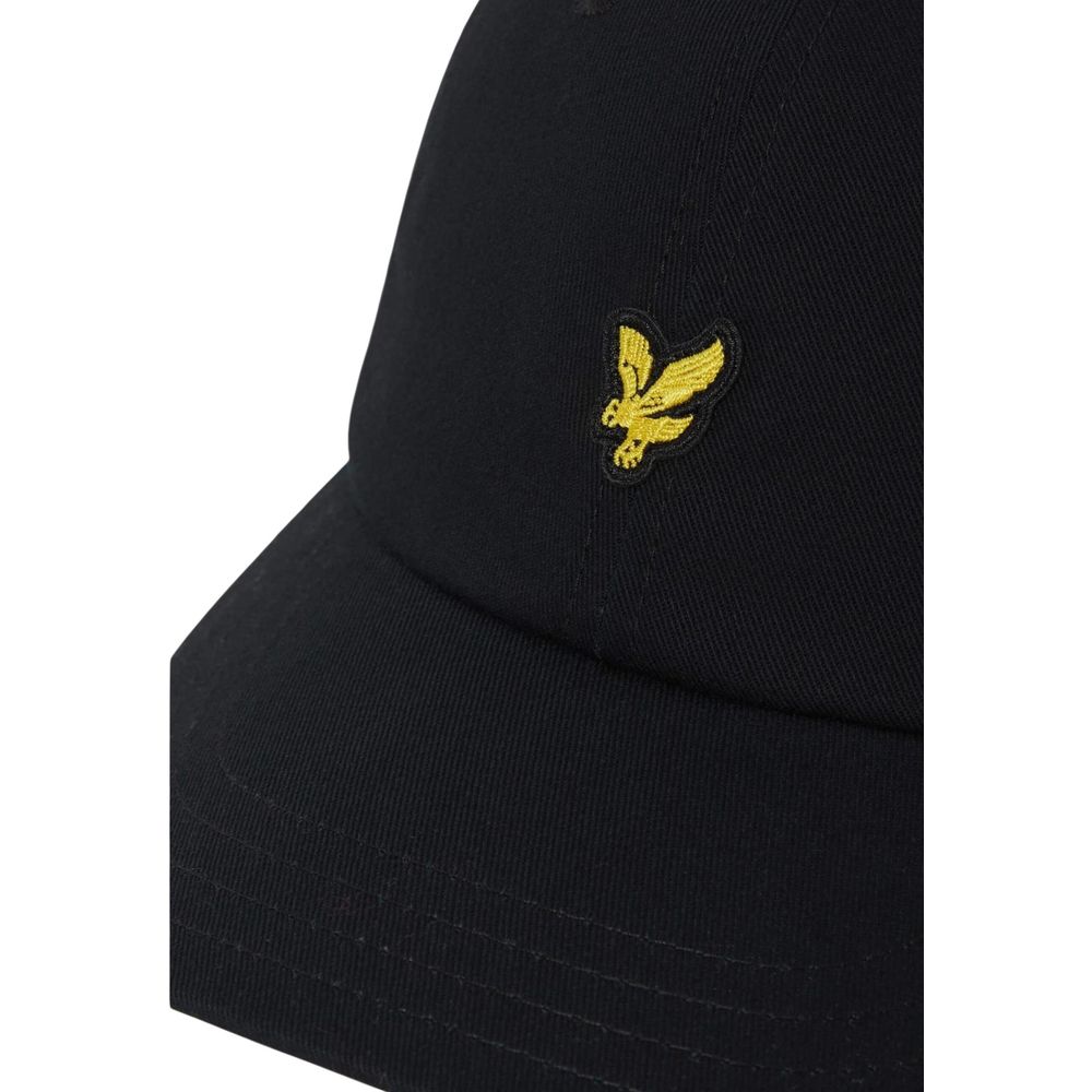 Lyle & Scott Black Cotton Cap (Baseball Hat) | Regal Royce