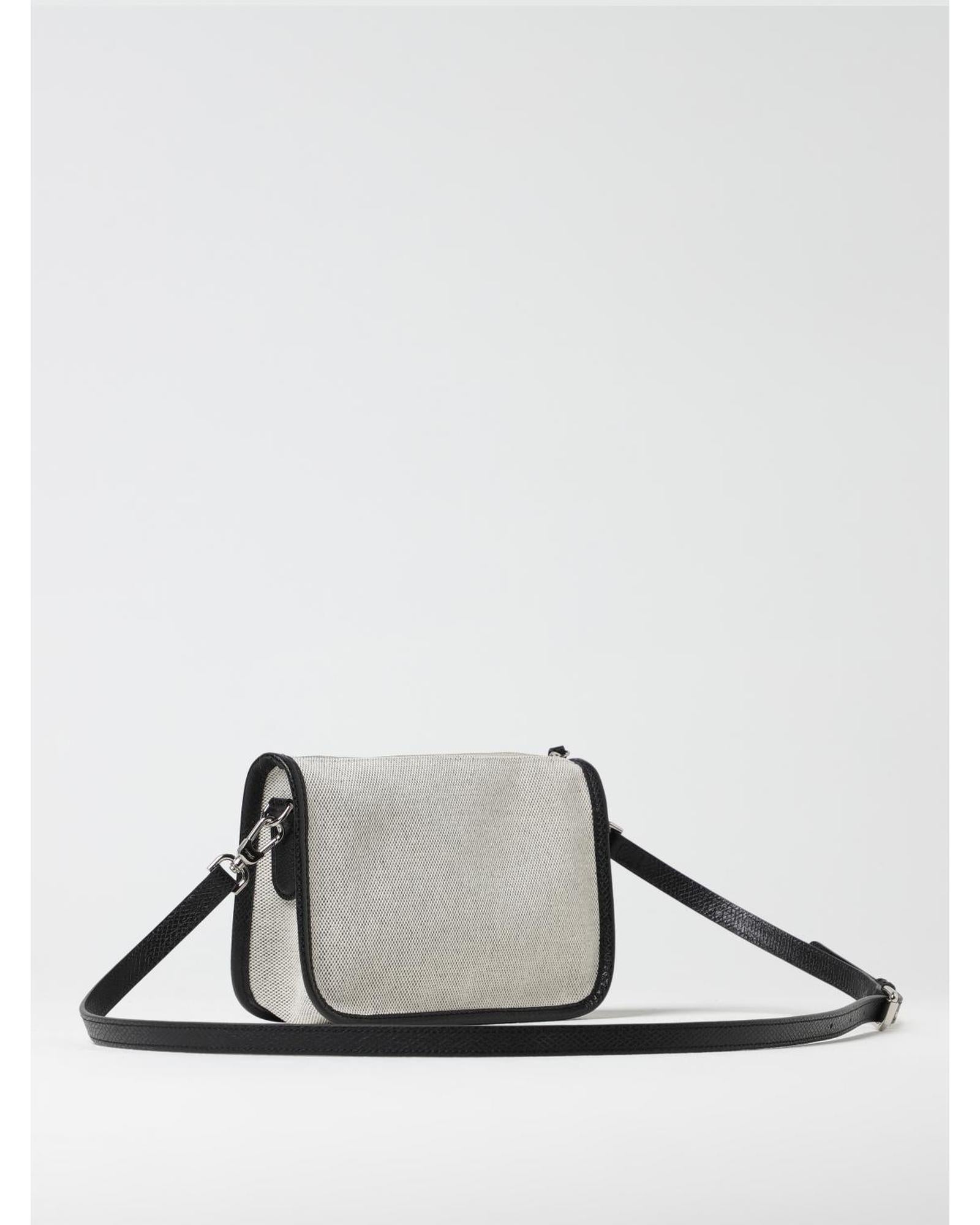 Longchamp Gray Cotton Crossbody Bag | Regal Royce