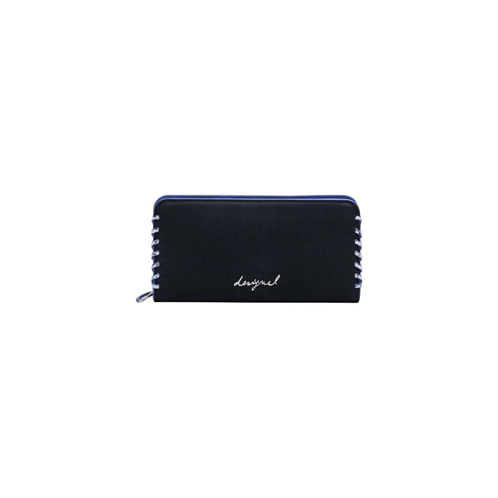 Desigual Black Polyethylene Wallet | Regal Royce