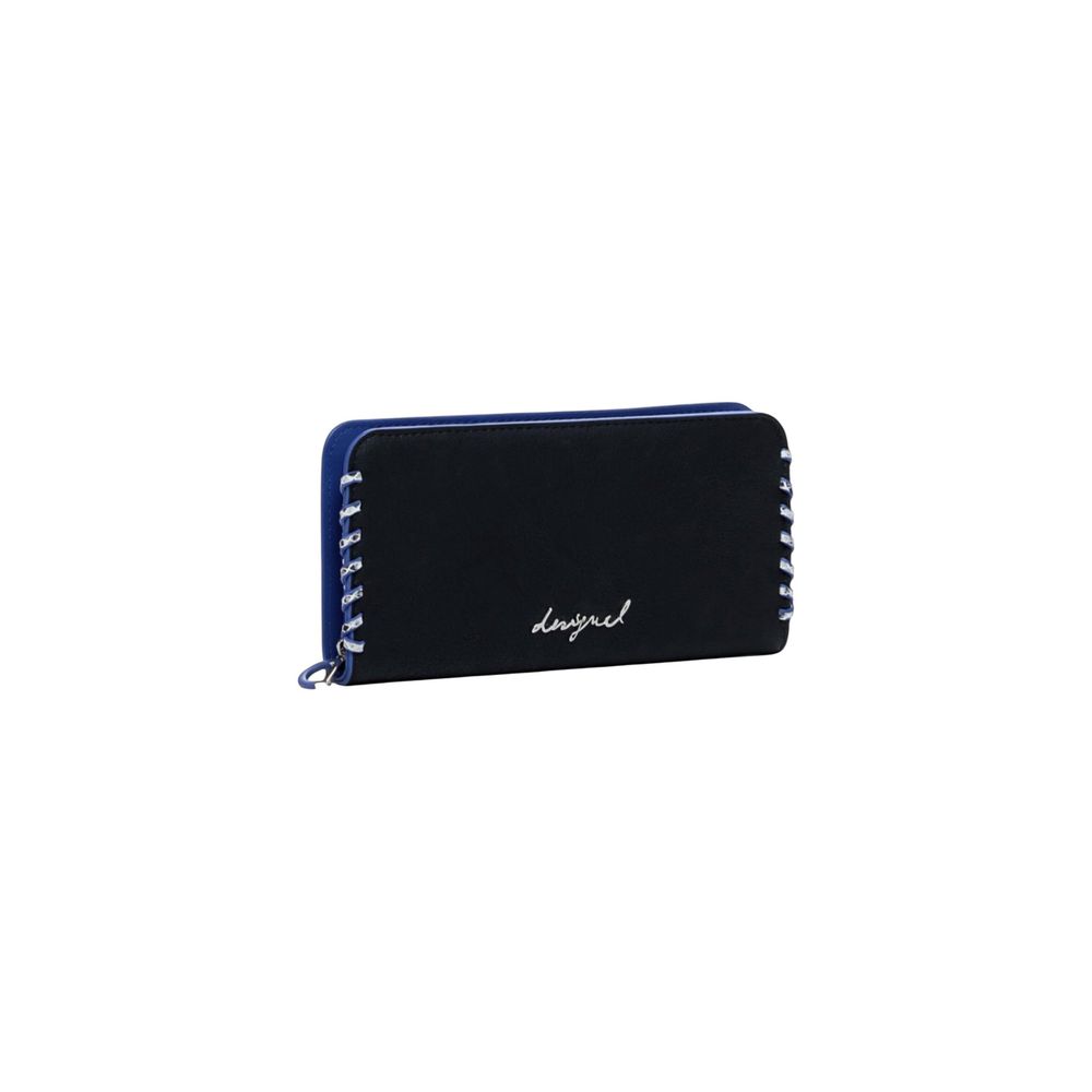 Desigual Black Polyethylene Wallet | Regal Royce