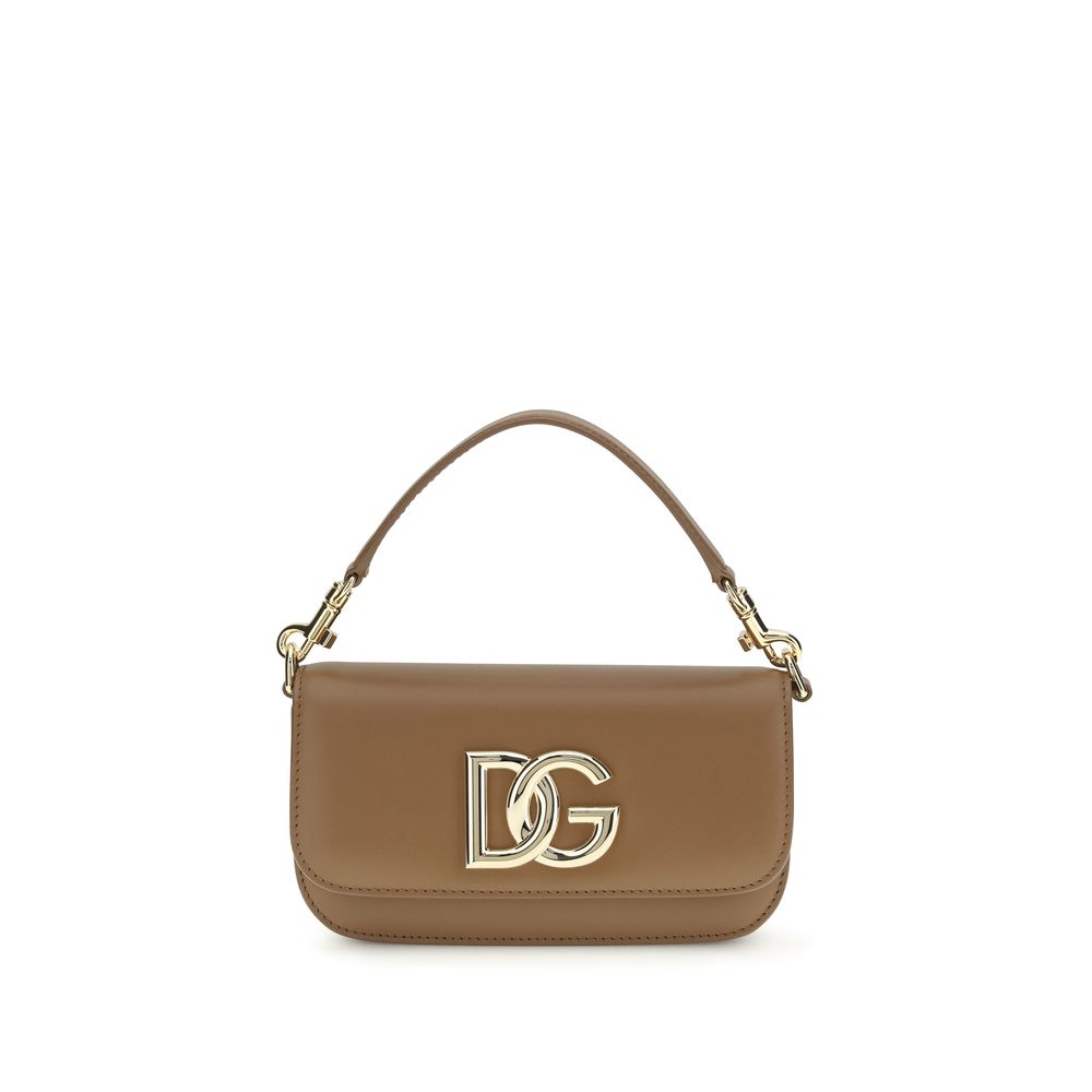 Dolce & Gabbana Brown Calf Leather Bos Taurus Handbag | Regal Royce