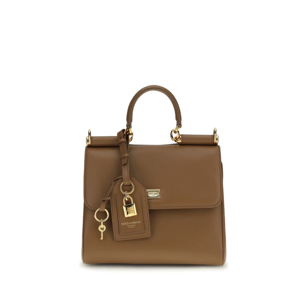 Dolce & Gabbana Brown Calf Leather Bos Taurus Shoulder Bag | Regal Royce