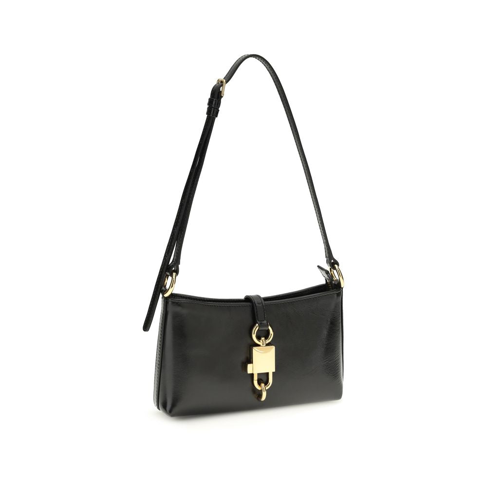 Dolce & Gabbana Black Calf Leather Bos Taurus Shoulder Bag | Regal Royce