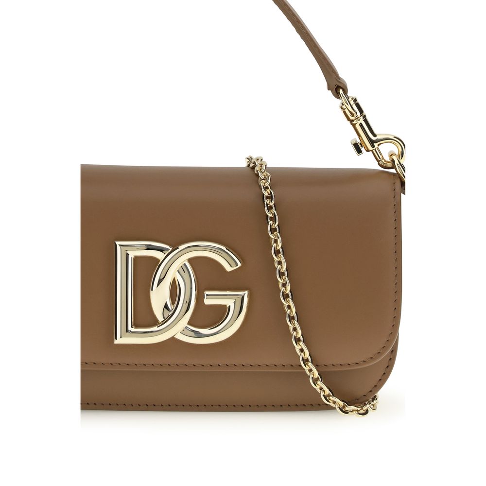 Dolce & Gabbana Brown Calf Leather Bos Taurus Handbag | Regal Royce