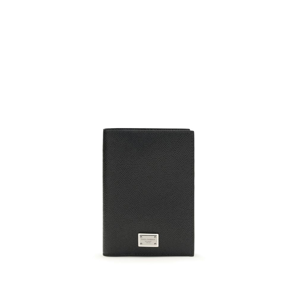 Dolce & Gabbana Black Calf Leather Bos Taurus Wallet | Regal Royce