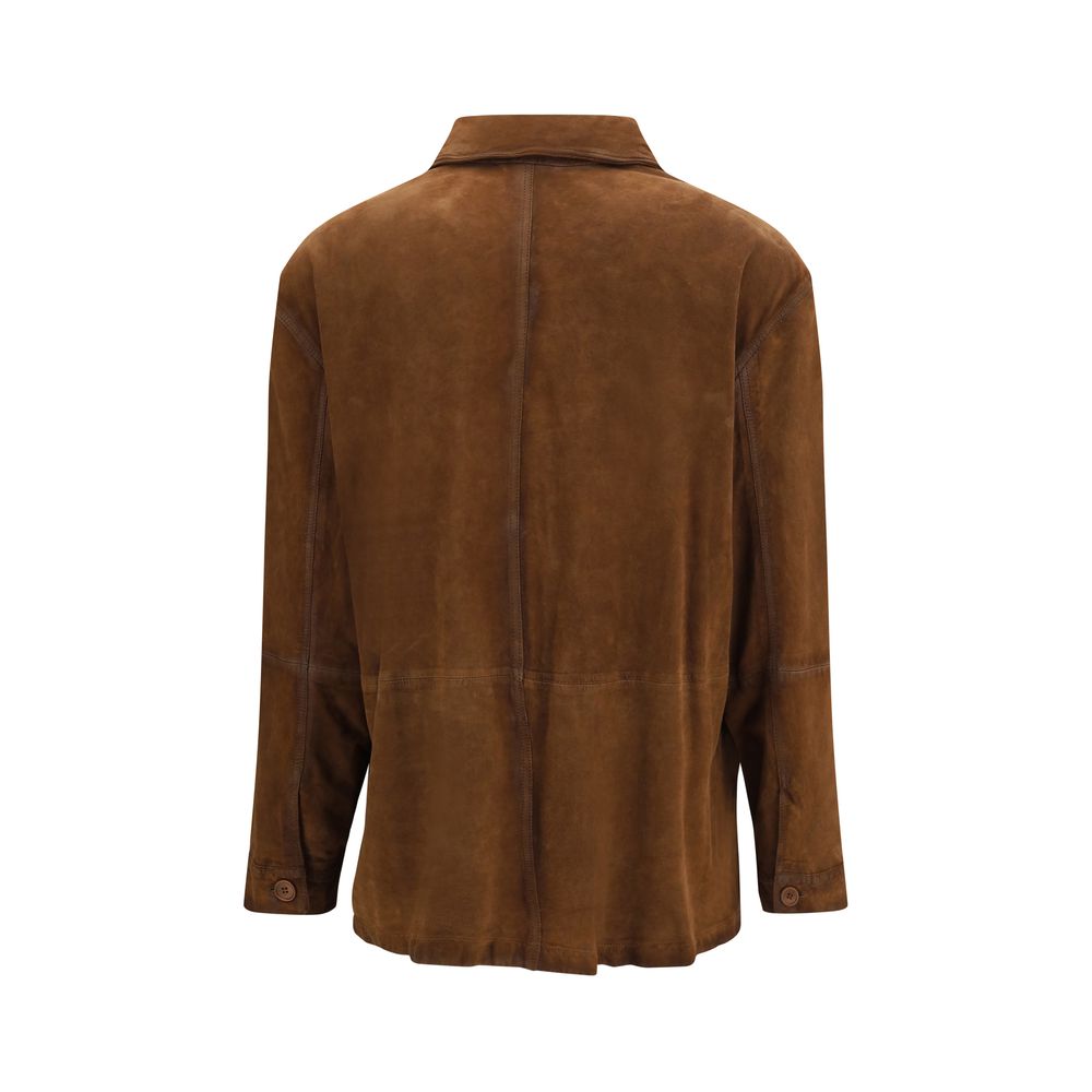 P.A.R.O.S.H. Brown Goatskin Coat | Regal Royce