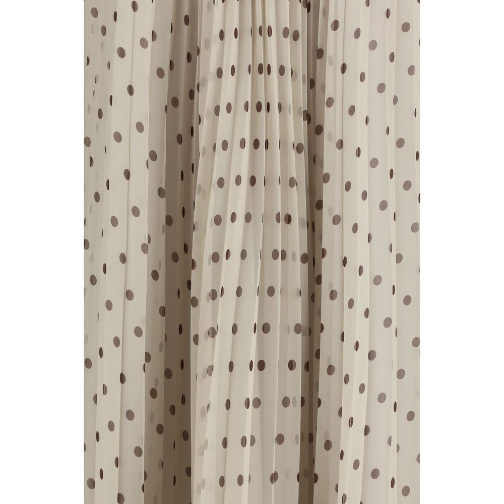 P.A.R.O.S.H. Beige Polyester Long Skirt | Regal Royce