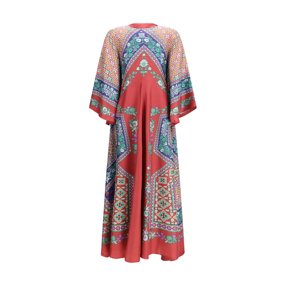 La Double J Multicolor Silk Casual Dress | Regal Royce