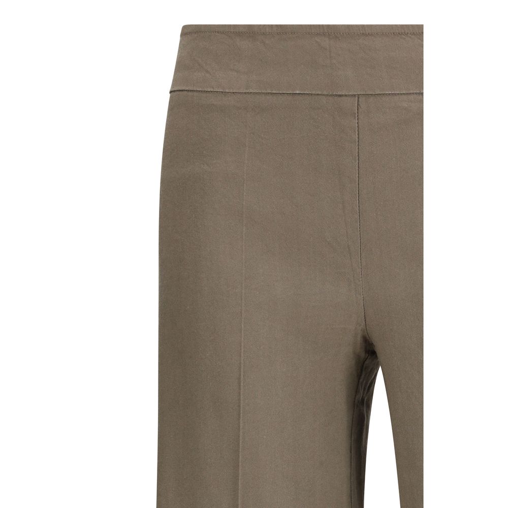 Avenue Montaigne Beige Linen Casual Pants | Regal Royce