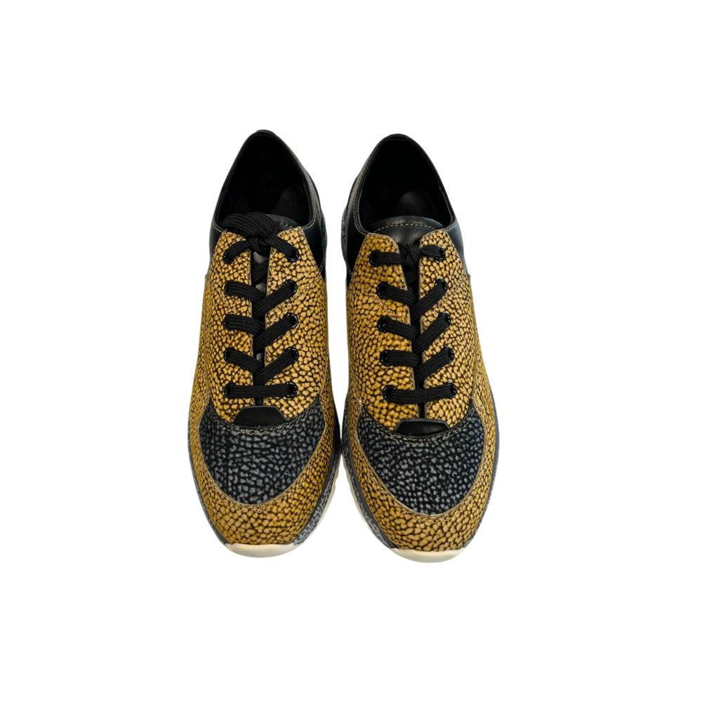 Borbonese Beige Leather Women Sneaker | Regal Royce