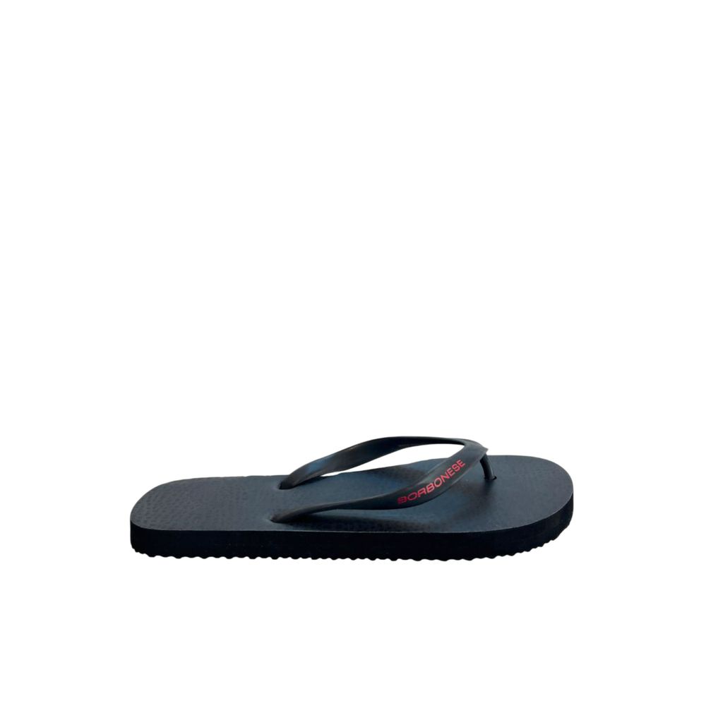 Borbonese Black Synthetic Men Flip-flop | Regal Royce